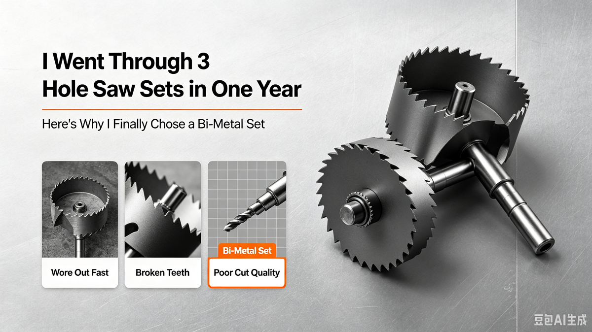 I Went Through 3 Hole Saw Sets in One Year — Here's Why I Finally Chose a Bi-Metal Set