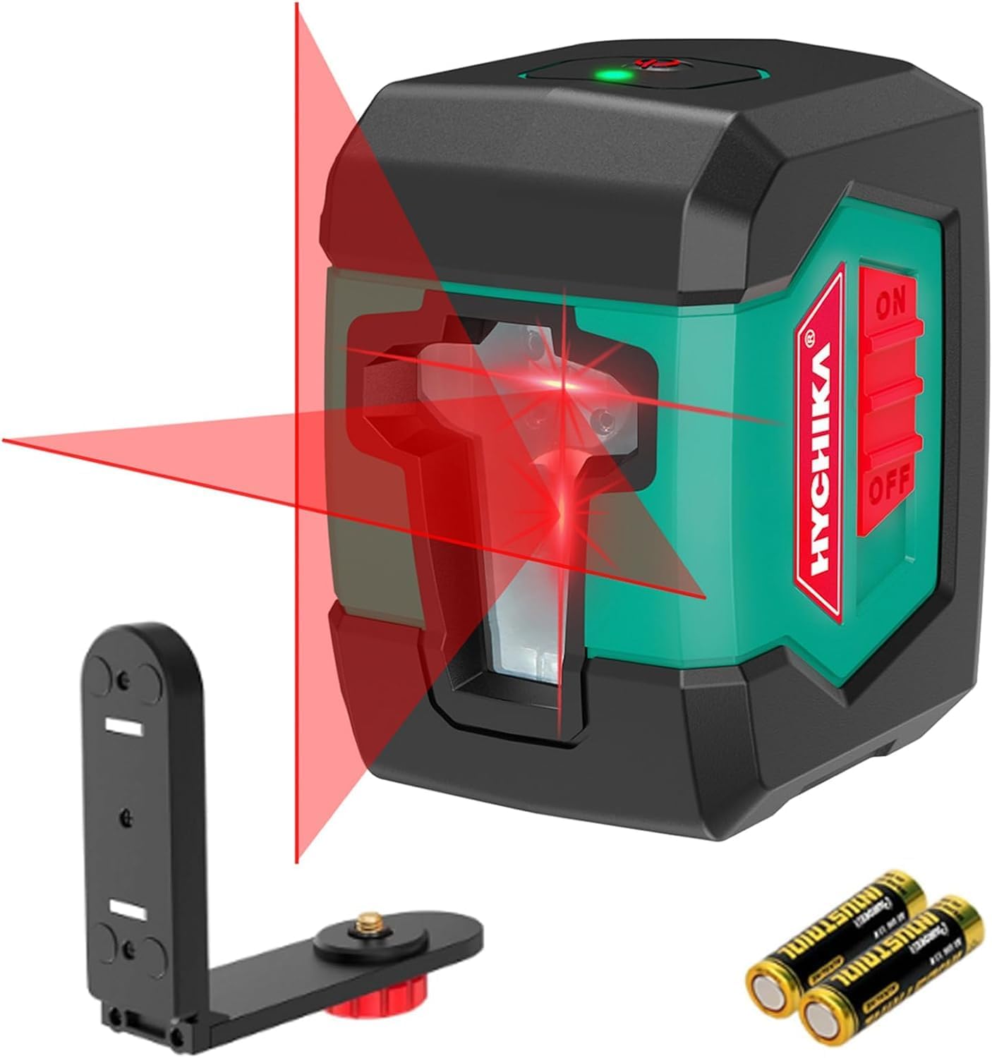 Laser Level, HYCHIKA 50 Feet Cross Line Laser, Self-Leveling with Dual Modules
