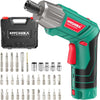 Cordless Screwdriver, 6Nm Torque, 2000mAh Battery, 3.6V with 35 Accessories