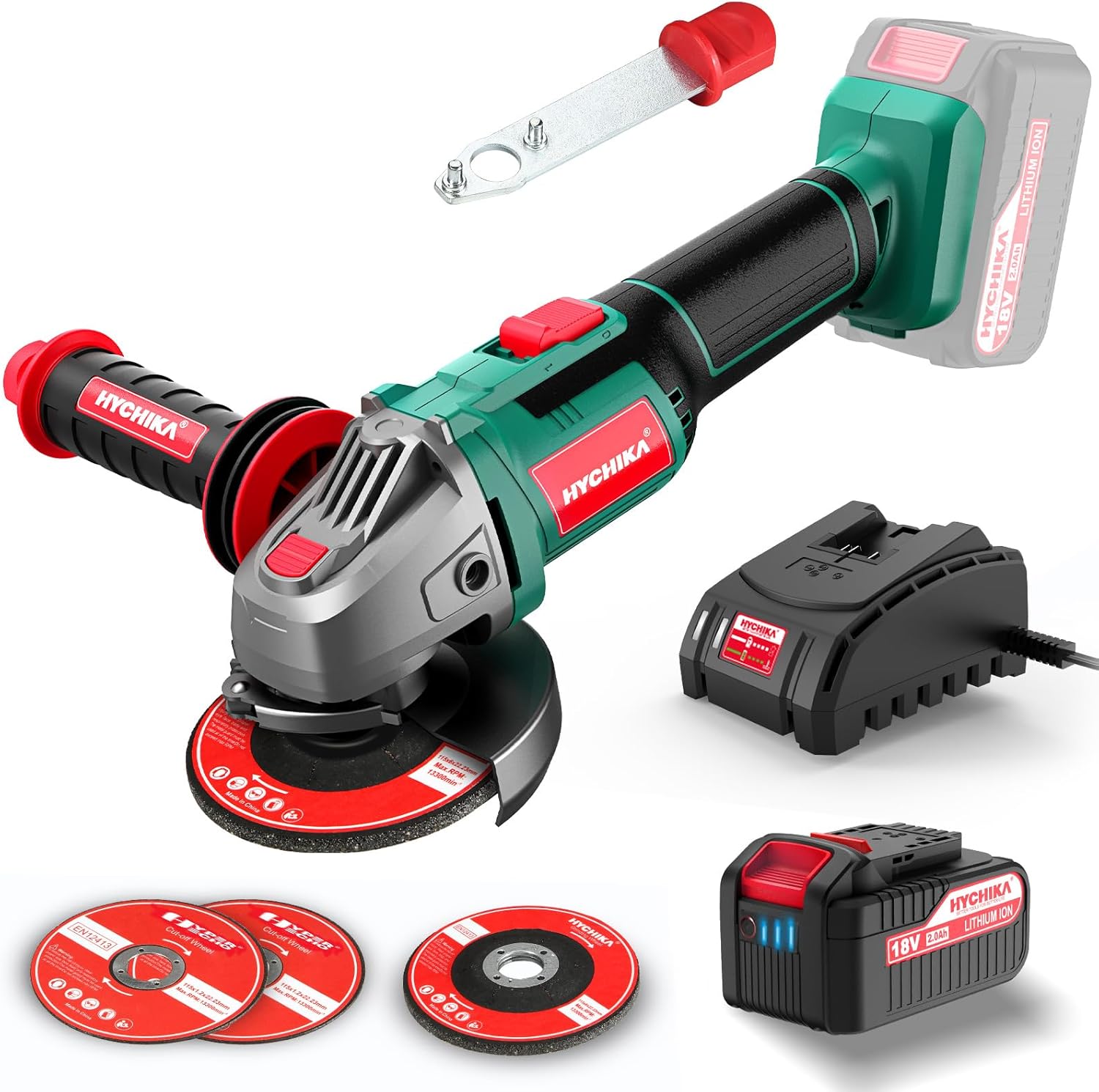 Cordless Angle Grinder Tool 8500RPM 18V/20V (UK/EU)