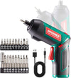 Cordless Screwdriver 6Nm torque, 3.6V,  2000mAh Battery with 20 Accessories