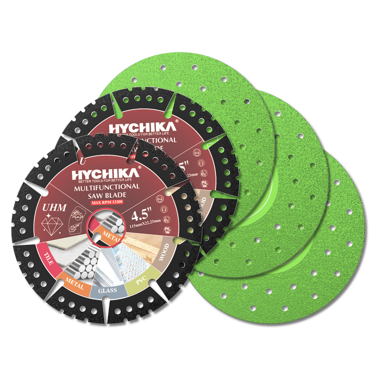 HYCHIKA 5PCS Multi-functional Saw Blade Set