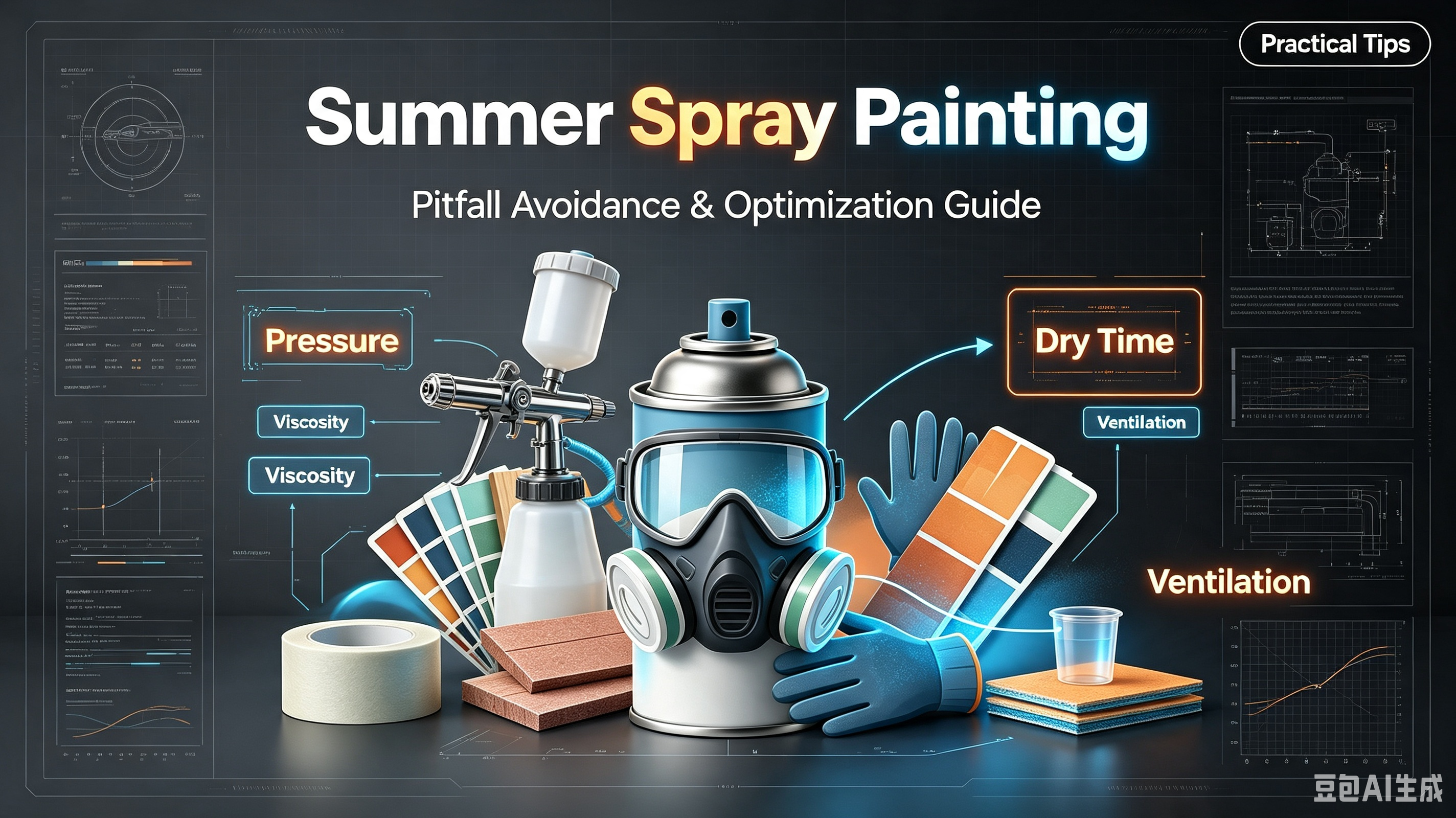 Summer Spray Painting: "Pitfall Avoidance" & "Optimization" Guide (Practical Tips)