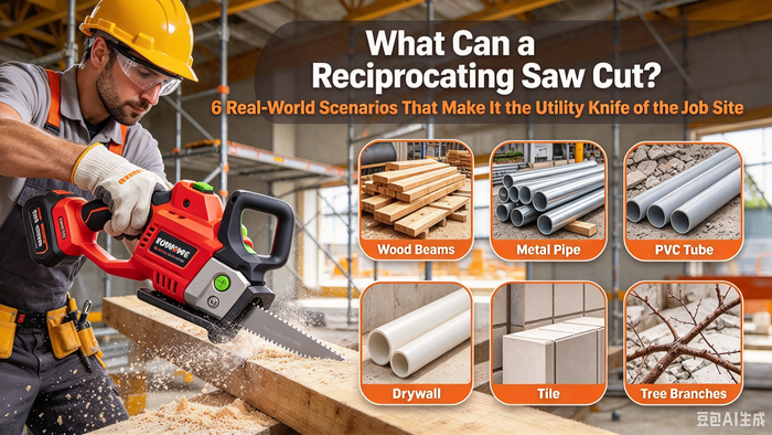 What Can a Reciprocating Saw Cut? 6 Real-World Scenarios That Make It the "Utility Knife of the Job Site"