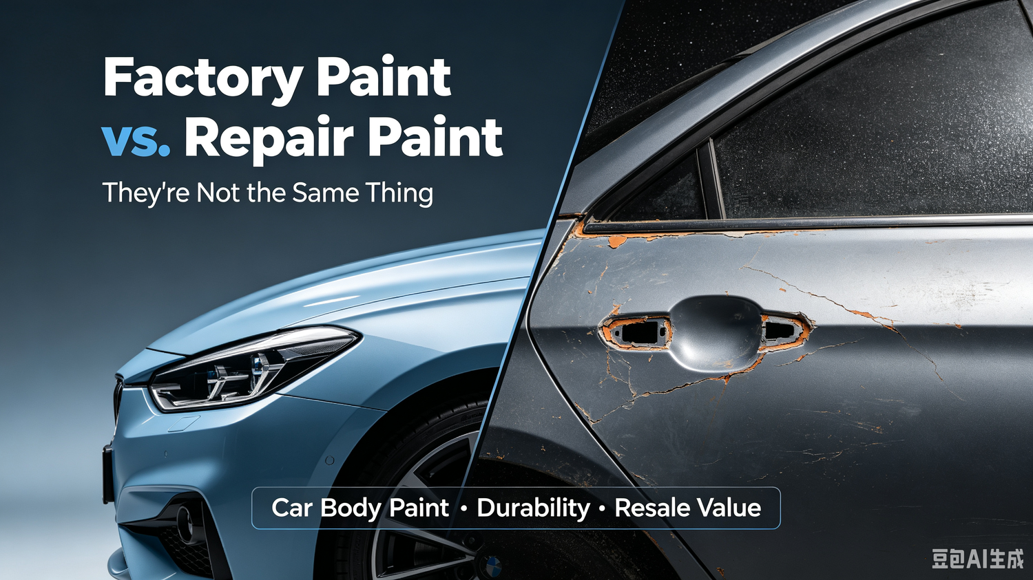 Factory Paint vs. Repair Paint: They're Not the Same Thing