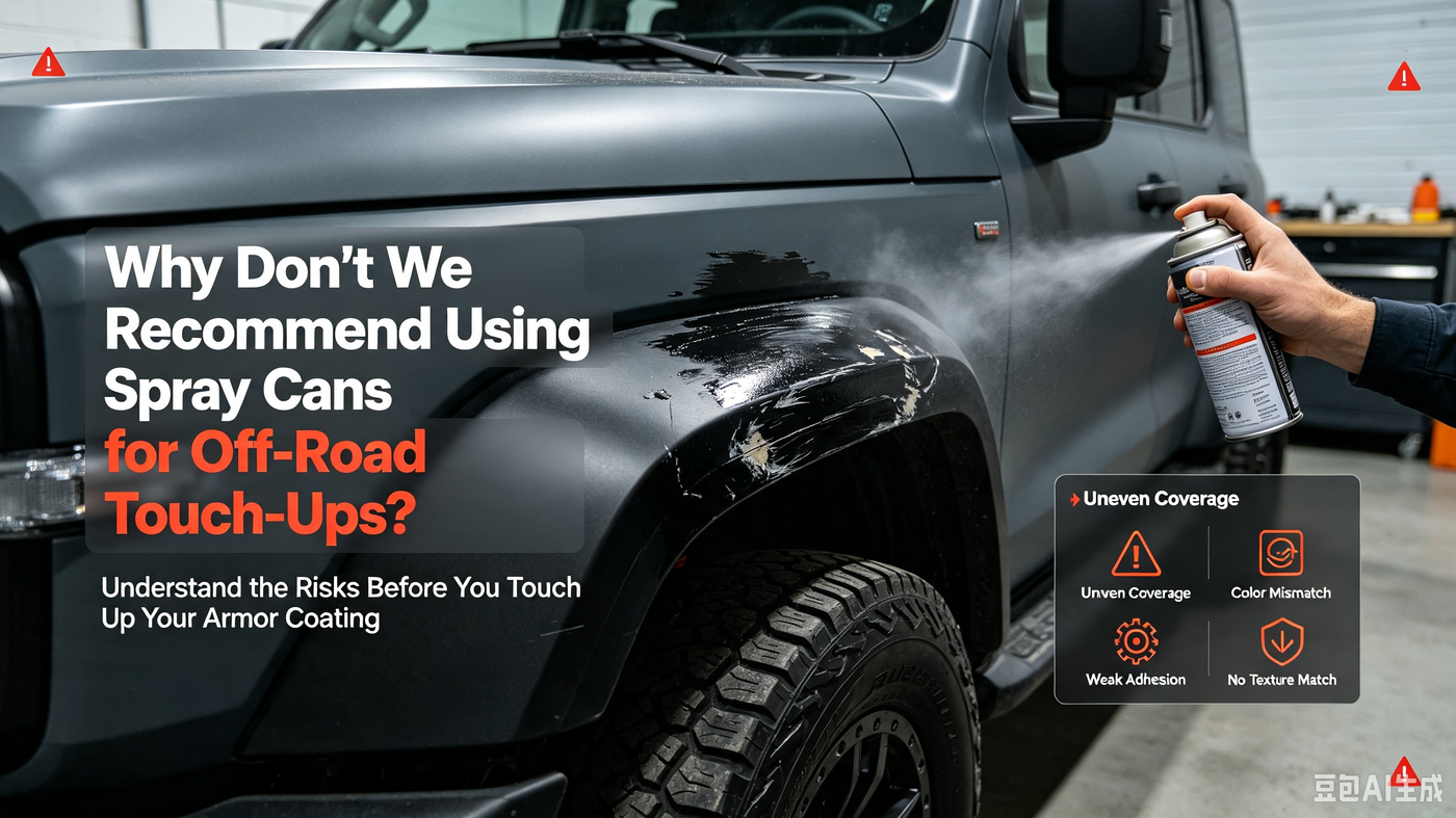 Why Don't We Recommend Using Spray Cans for Off-Road Touch-Ups?