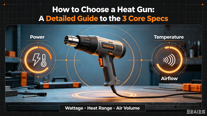 How to Choose a Heat Gun: A Detailed Guide to the 3 Core Specs — Power, Temperature & Airflow