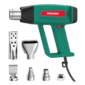 Heat Gun, 1800W Hot Air Gun Kit with 6 Nozzles