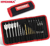 HYCHIKA 26PCS Electric Screwdriver Drill Bits Kits Drilling Wood Plastic Metal - HYCHIKA