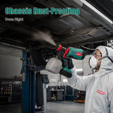 HYCHIKA Cordless HVLP Paint Sprayer 600W – Off-Road & Automotive, 1200ml, Battery Not Included