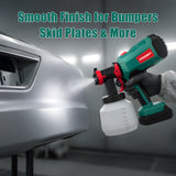 HYCHIKA Cordless HVLP Paint Sprayer 600W – Off-Road & Automotive, 1200ml, Battery Not Included