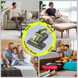HYCHIKA Mattress Vacuum Cleaner, 16kPa UV-C Bed Vacuum with HEPA Filter