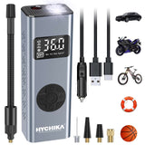 HYCHIKA 150PSI cordless tyre inflator portable air compressor with accessories