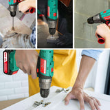 Cordless Hammer Drill Driver 20V with 1*2.0Ah Battery (US Only) - HYCHIKA