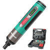 Cordless Screwdriver 3.6 V, 2.0Ah battery, 4 speed torque adjustment with 57 accessories(EU only) - HYCHIKA