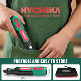 HYCHIKA 3.6V Mini Cordless Rotary Tool Kit，3-Speed with 89 Pcs & Usb-C Charging, for Diy Engraving, Polishing, Crafts and Models