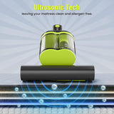 HYCHIKA Mattress Vacuum Cleaner, 16kPa UV-C Bed Vacuum with HEPA Filter