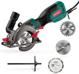 HYCHIKA Electric Mini Circular Saw 750W 6.2A 3500RPM (US/EU) - HYCHIKA