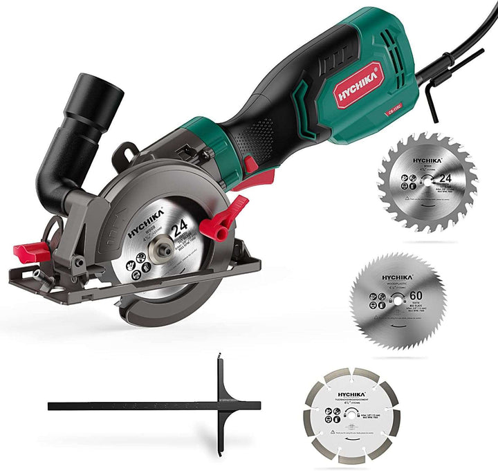 HYCHIKA Electric Mini Circular Saw 750W 6.2A 3500RPM (US/EU) - HYCHIKA