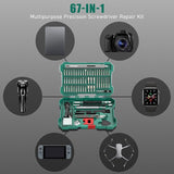 HYCHIKA 67 in 1 Precision Screwdriver Set with 46 Magnetic Bits