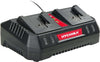 Battery Charger 4.0A, 18V Dual Port for HYCHIKA 4.0Ah or 2.0Ah Lithium-ion Battery