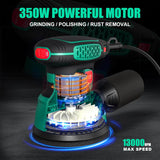 Sorako 350W Random Orbital Sander, 5-Inch Variable Speed Wood Sander