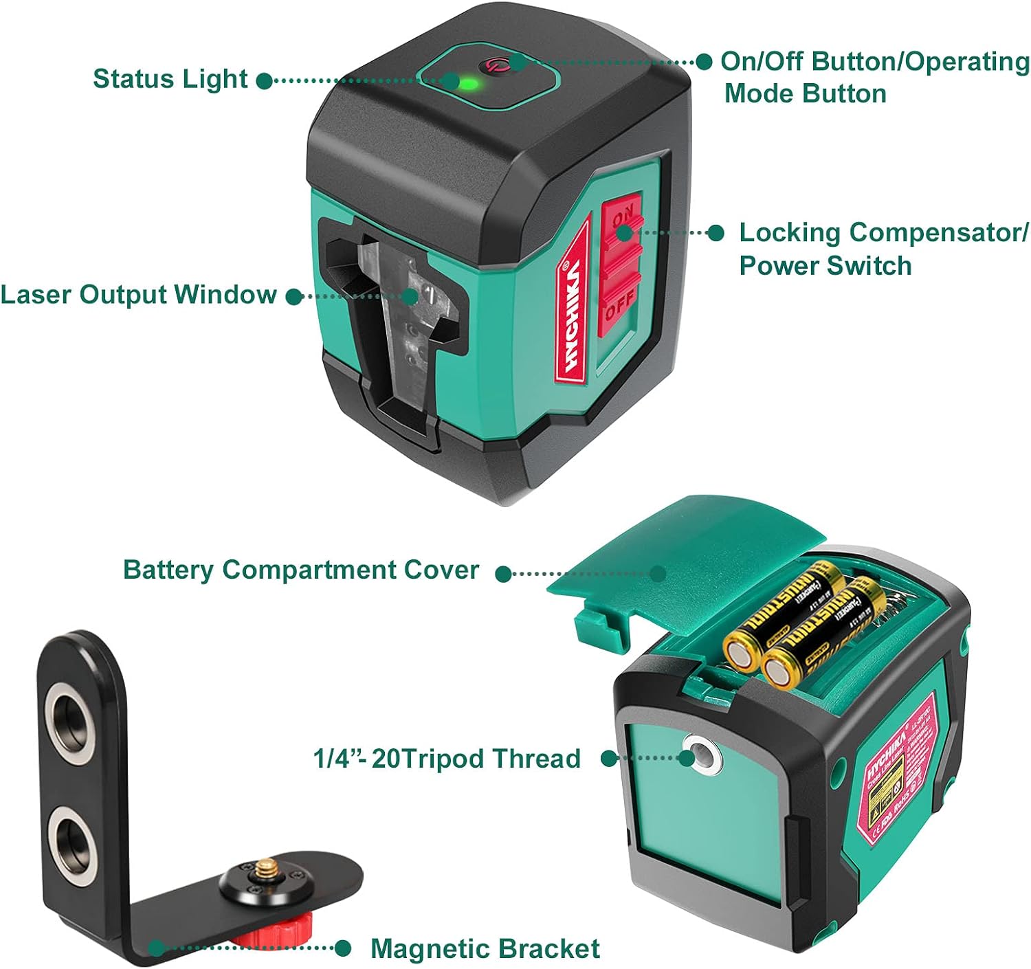 HYCHIKA Laser Level,  45M Green Lazer Levels Self-Leveling