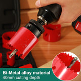 HYCHIKA 17PCS Bi-Metal Hole Saw Kit