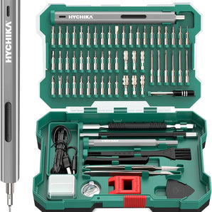 HYCHIKA Precision Screwdriver Set 67 in 1 with 46 Magnetic Bits