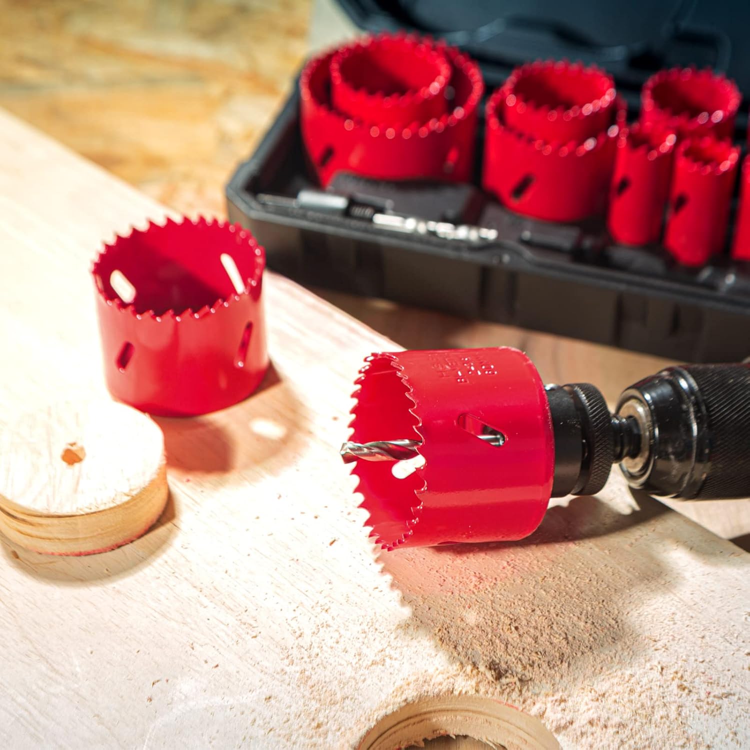 HYCHIKA 17PCS Bi-Metal Hole Saw Kit