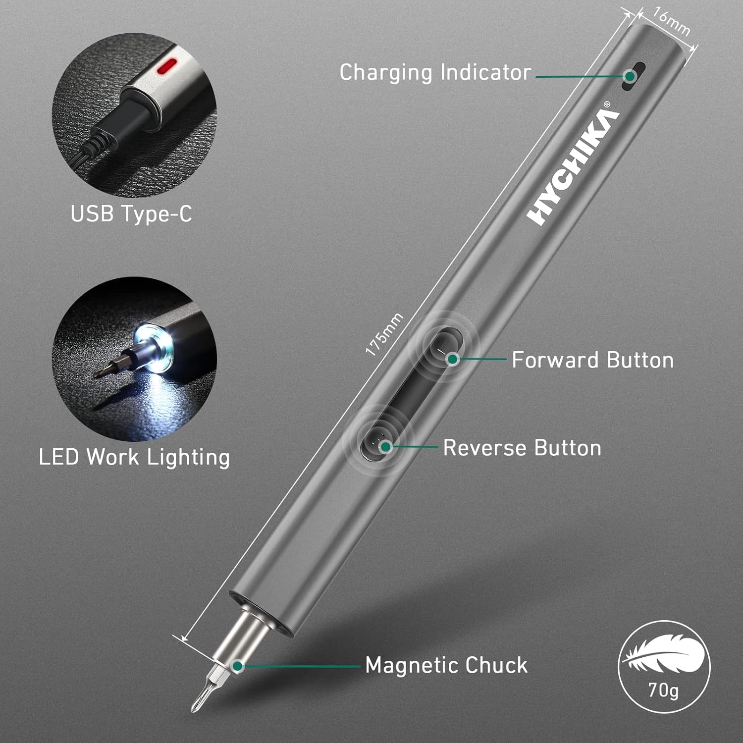 HYCHIKA Precision Screwdriver Set 67 in 1 with 46 Magnetic Bits