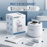 HYCHIKA Ultrasonic Retainer Cleaner Machine with UV, 4 Modes, 45kHz, for Retainers, Night Guards, Dentures, 200 mL, 1-Count