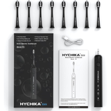 240 Days Battery Life Rechargeable Electric Toothbrush for Adults,with 2500mAH Large Capacity, 8 Pack Replacement Brushheads,3 Classic Modes,2 Min Smart Timer Battery Toothbrush,Black