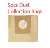 5pcs Dust Collection Bags for HYCHIKA 1200W 20L Wet and Dry Vacuum Cleaner