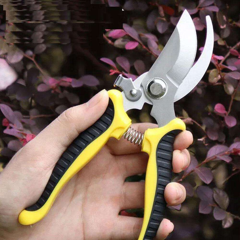 GARDENING HAND PRUNER SCISSORS PRUNING SHEARS MICRO LEAF For PLANTS TRIMMER  C6A8