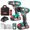 Cordless Drill Driver 1500RPM and Impact Driver 2200RPM Combo Sets 20V/18V (EU ONLY) - HYCHIKA