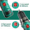 Power Cordless Drill Driver 12V 30Nm Max with 1x1.5 Ah Battery - 3 speed mode