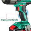 Cordless Impact Wrenches with 3PCS Sockets 2000RPM 350Nm 18V - Ergonomic handle