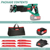 Cordless Reciprocating Saw with 4.0Ah Battery